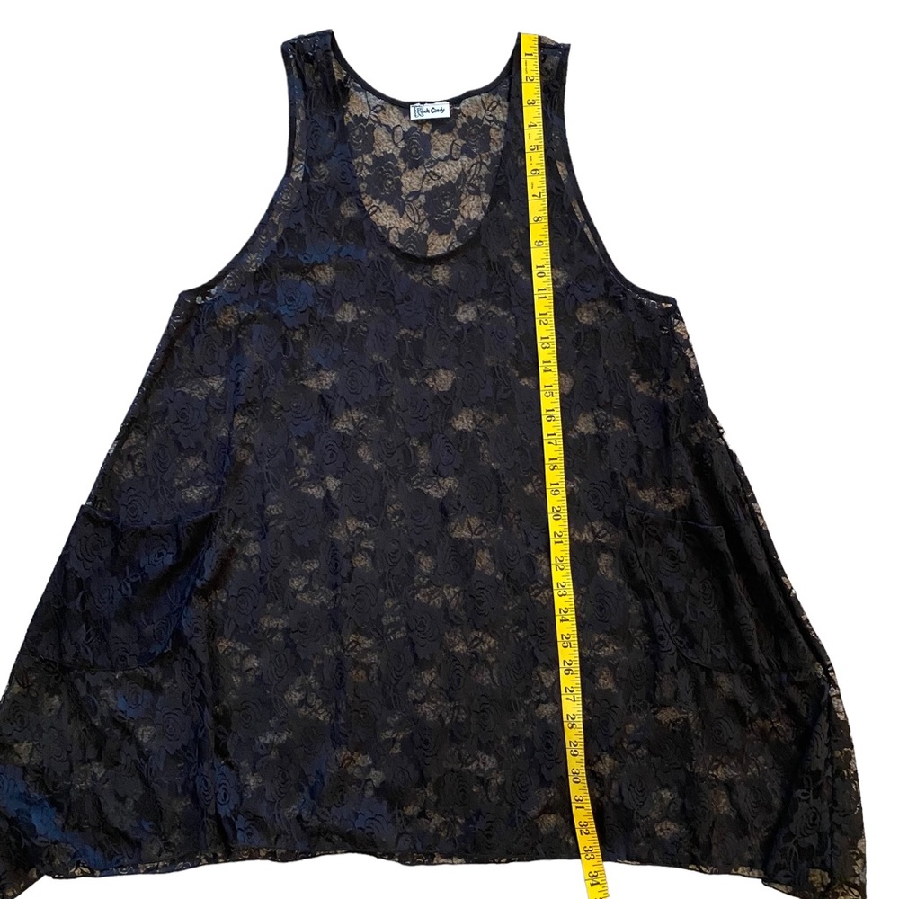 ROCK CANDY  | FLORAL LACE BURNOUT DRESS / TOP ONE SIZE - Picture 13 of 14